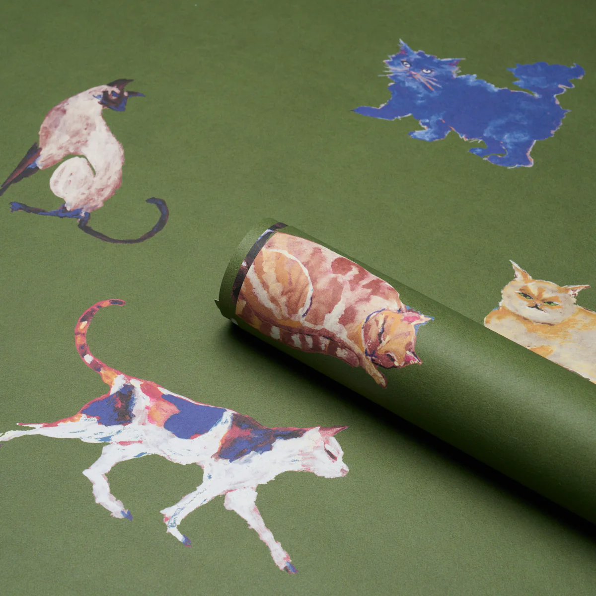 5018070 | Cats, Green - Schumacher Wallpaper - Image 5