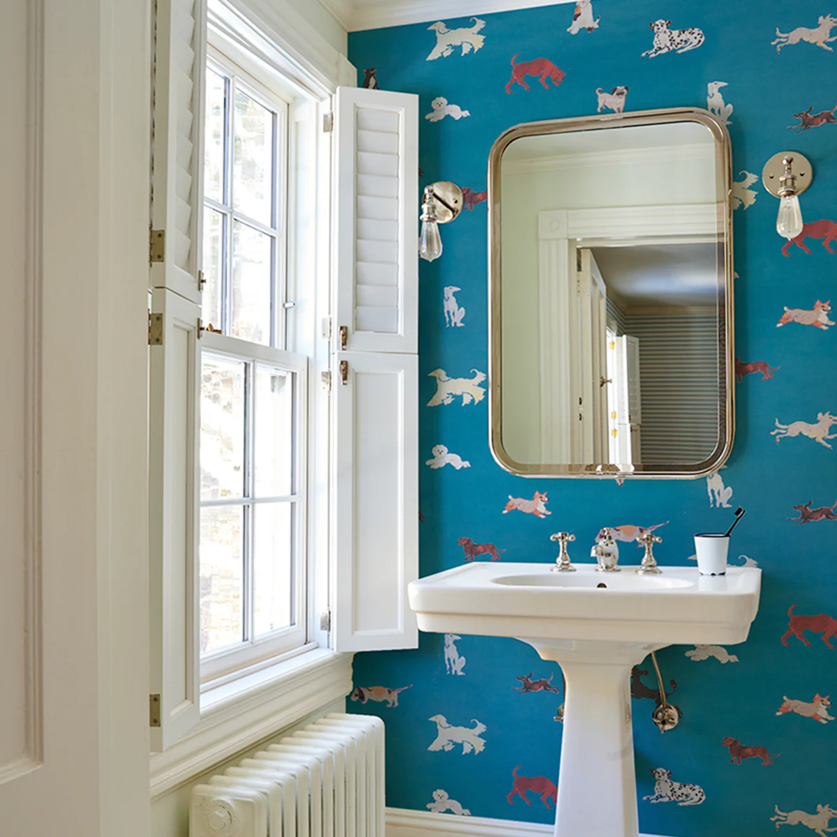5018081 | Dogs, Cerulean - Schumacher Wallpaper - Image 6
