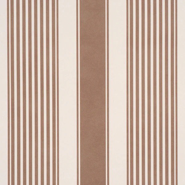 5018142 | Summerville Stripe, Umber - Schumacher Wallpaper - Image 3