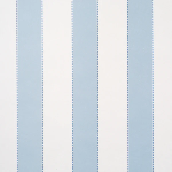 5018150 | Louise Stripe, Blue - Schumacher Wallpaper