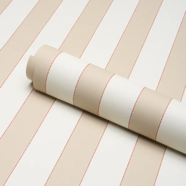 5018152 | Louise Stripe, Fawn - Schumacher Wallpaper - Image 4