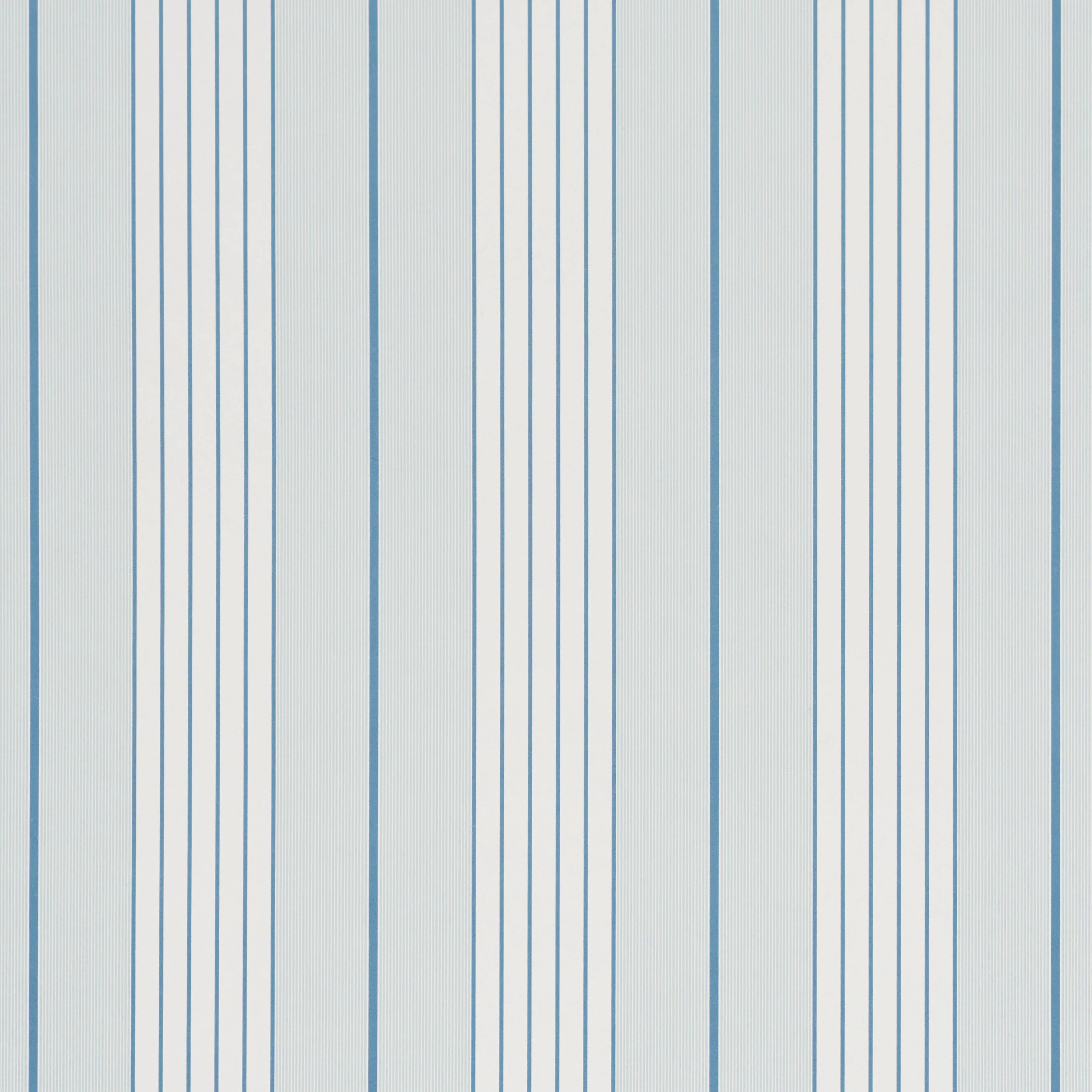 5018181 | Audrey Stripe, Blues - Schumacher Wallpaper
