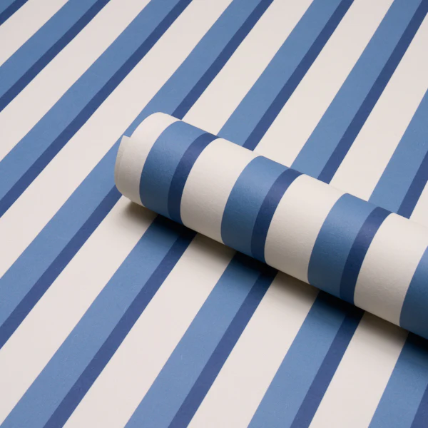 5018221 | Rigsby Stripe, Delft - Schumacher Wallpaper - Image 4