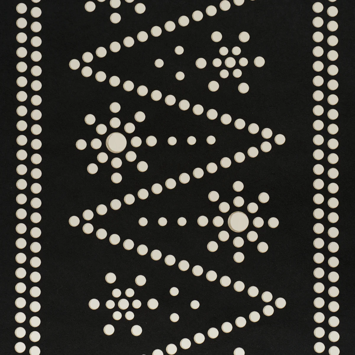 5018373 | The Pearlies, Black - Schumacher Wallpaper - Image 3