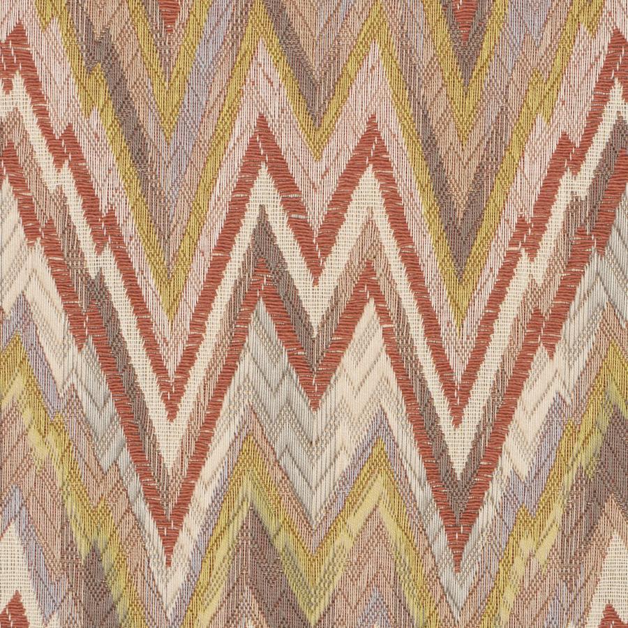 68943 | Valkyrie Flame Stitch, Terracotta Hills - Schumacher Fabric - Image 3
