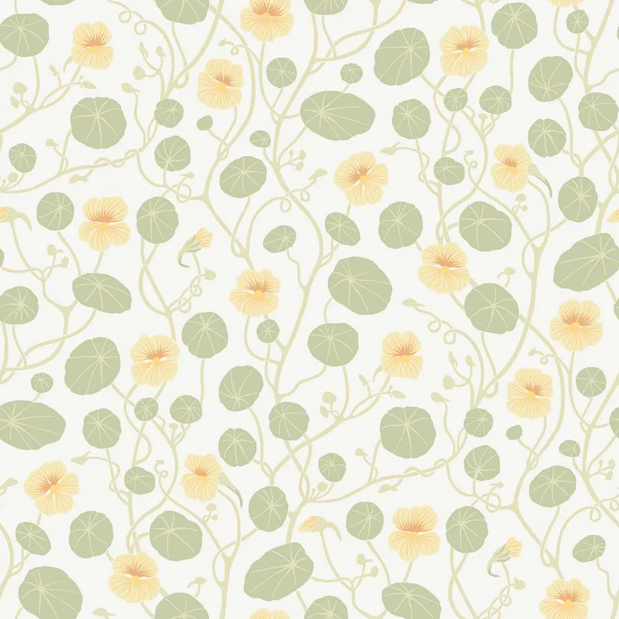 6975 | Krasse, Yellow - Borastapeter Wallpaper