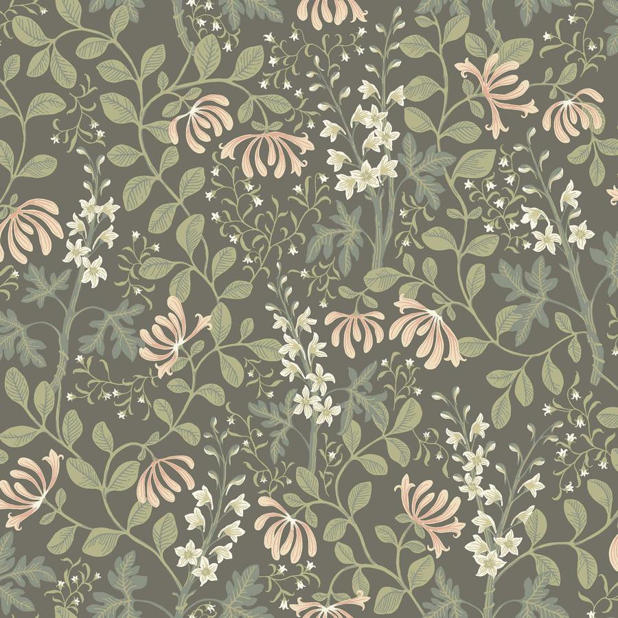 6986 | Tradgardsfrojd, Charcoal - Borastapeter Wallpaper