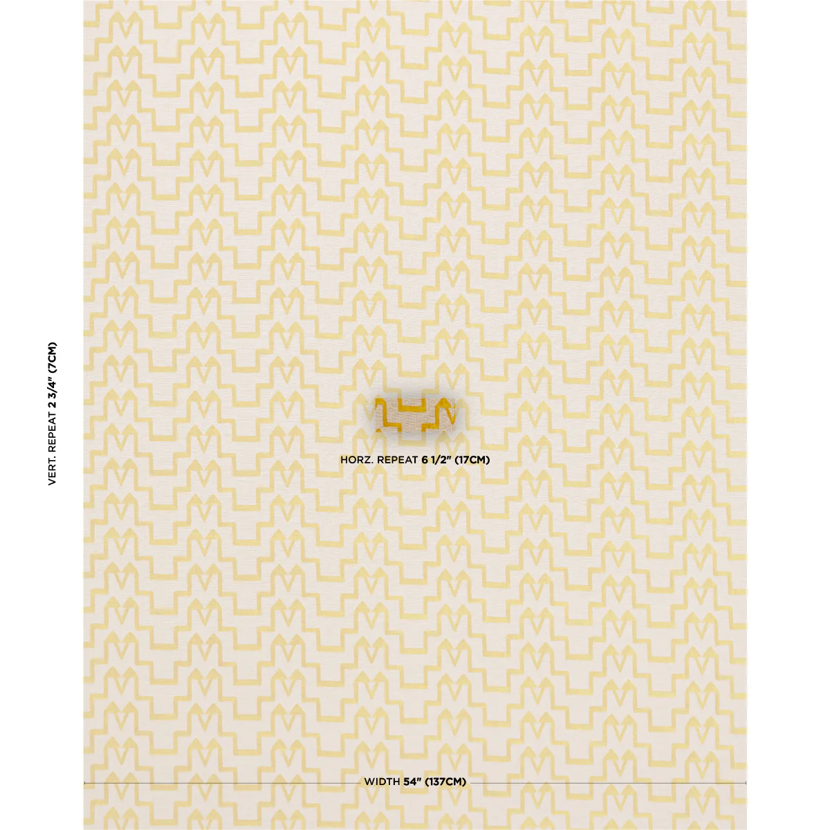 71247 | Turkish Step, Mimosa Glow - Schumacher Fabric - Image 2