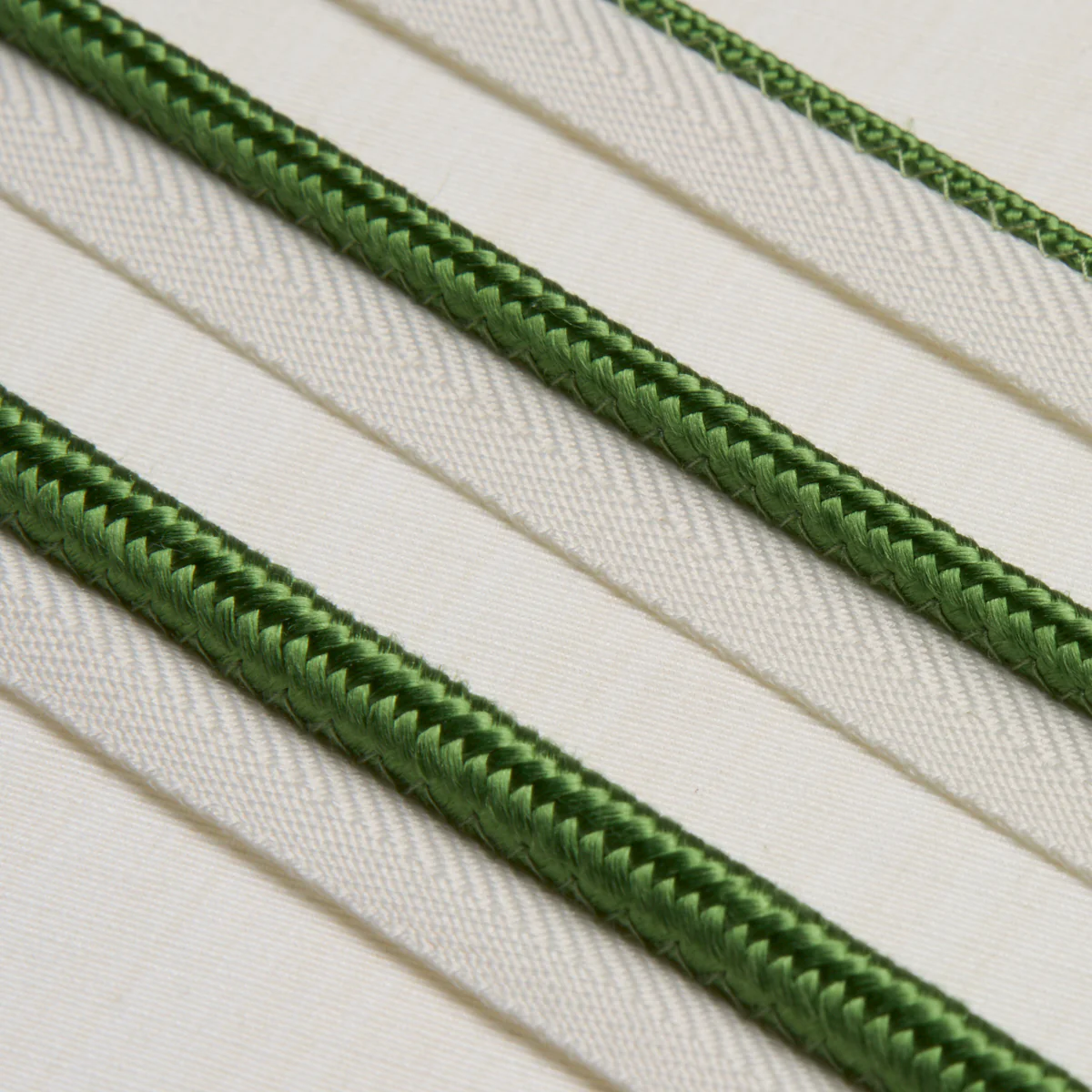 74577 | Gustave Silk Lip Cord Wide, Green - Schumacher Trim - Image 3