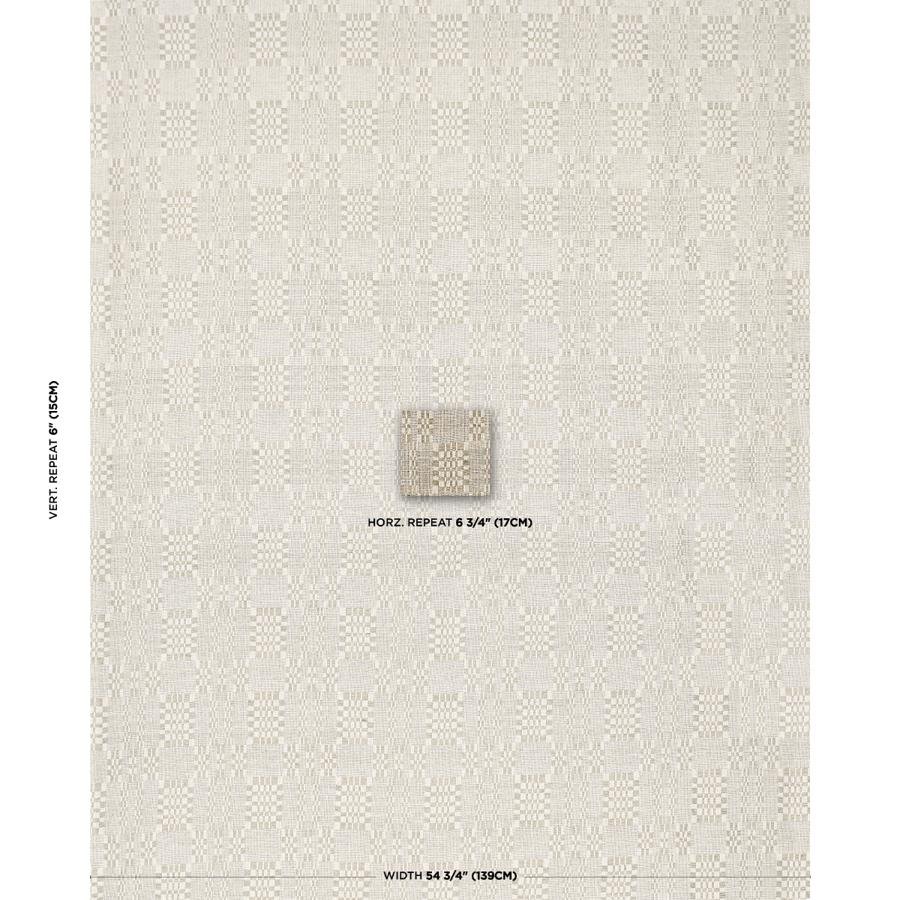 76948 | Brimfield, Almond Dust - Schumacher Fabric - Image 2