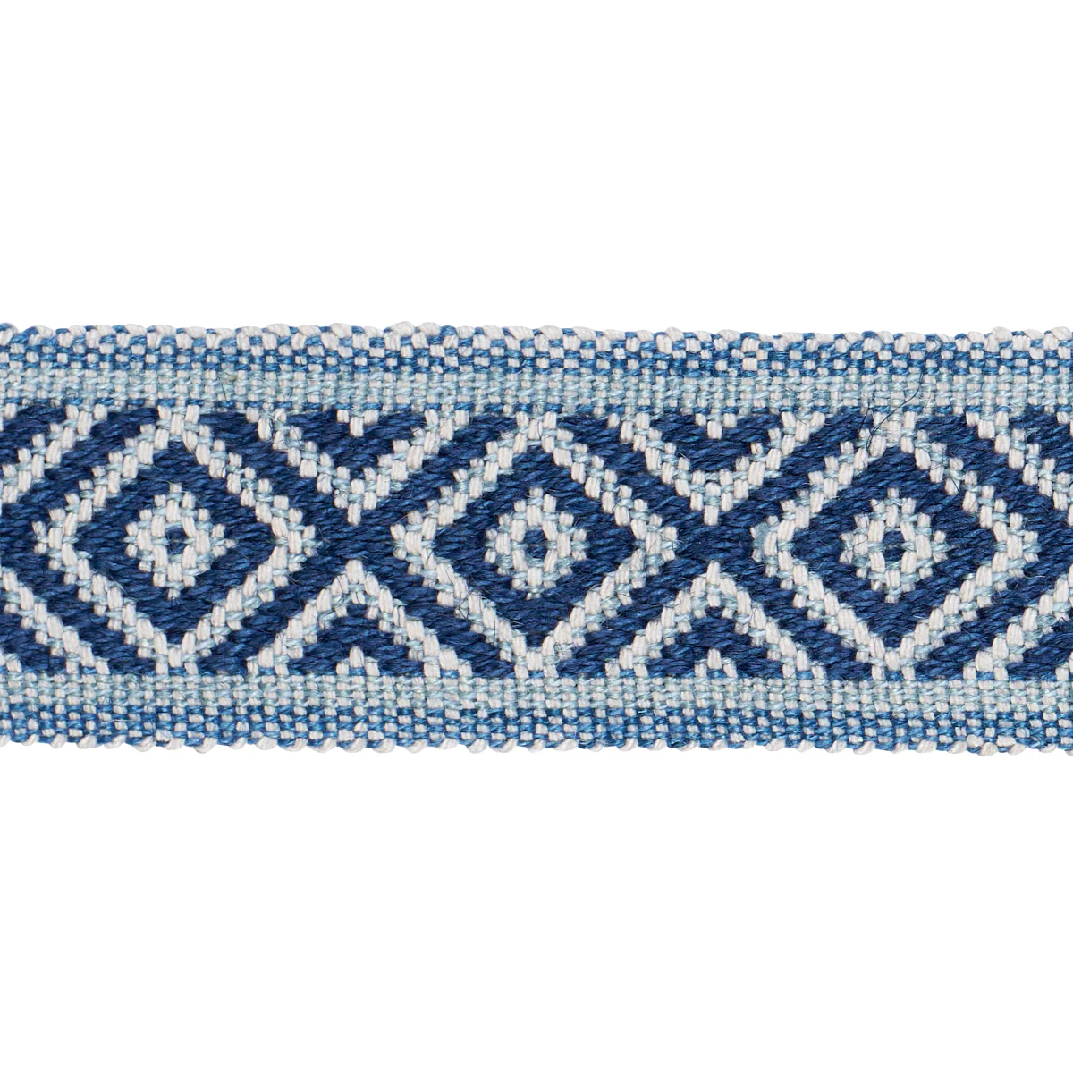 77463 | Larson Handwoven Tape, Indigo - Schumacher Trim