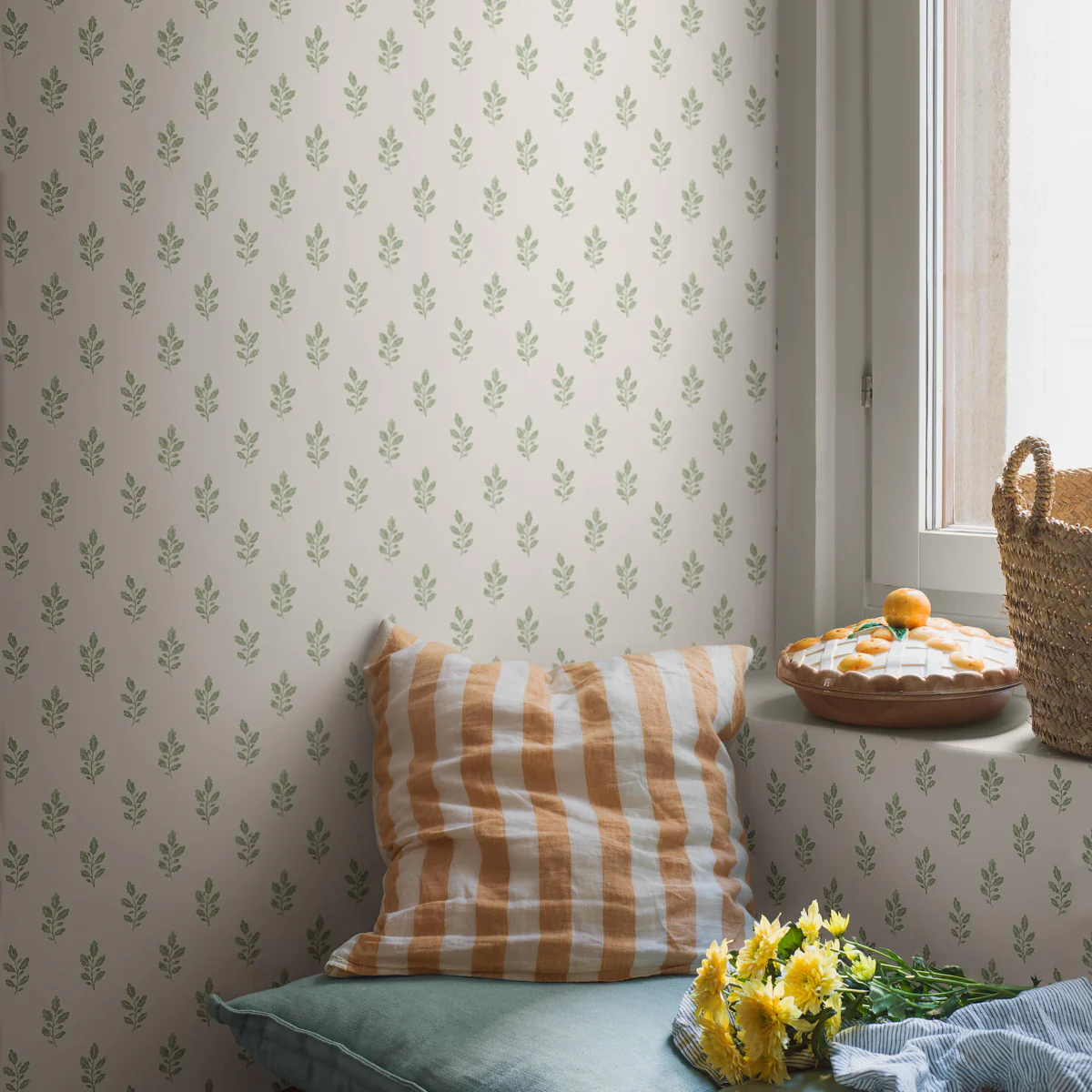 7776 | Little Oak, Green - Borastapeter Wallpaper - Image 3
