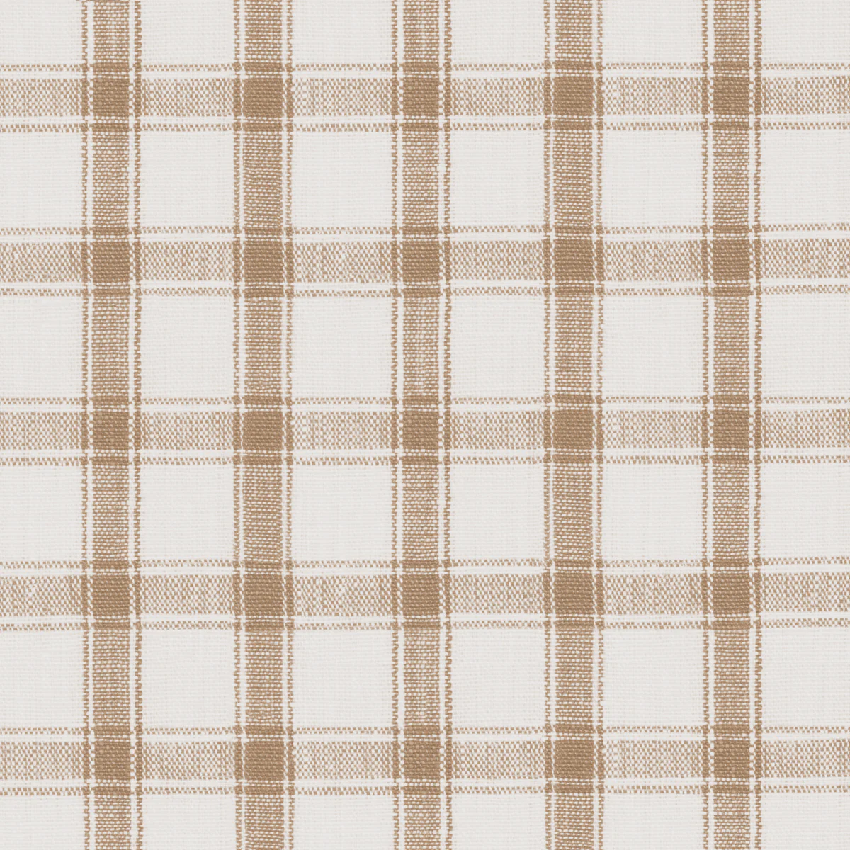 81454 | Crawford Linen Check, Neutral - Schumacher Fabric - Image 3