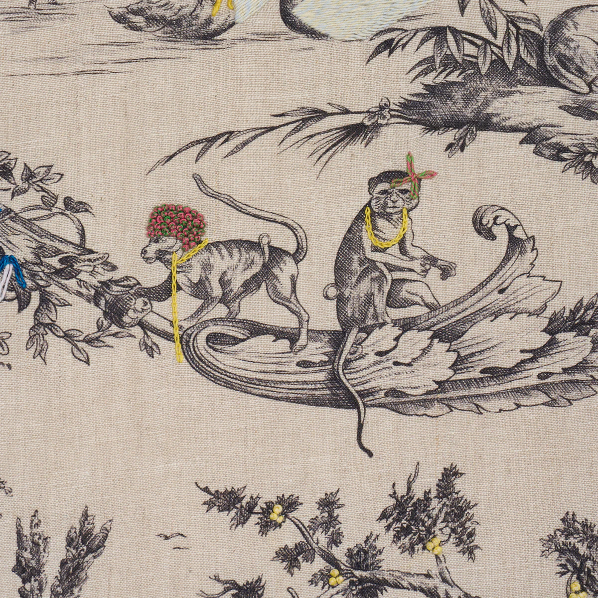 84520 | La Liberte Americaine Toile, Multiverse - Schumacher Fabric - Image 6
