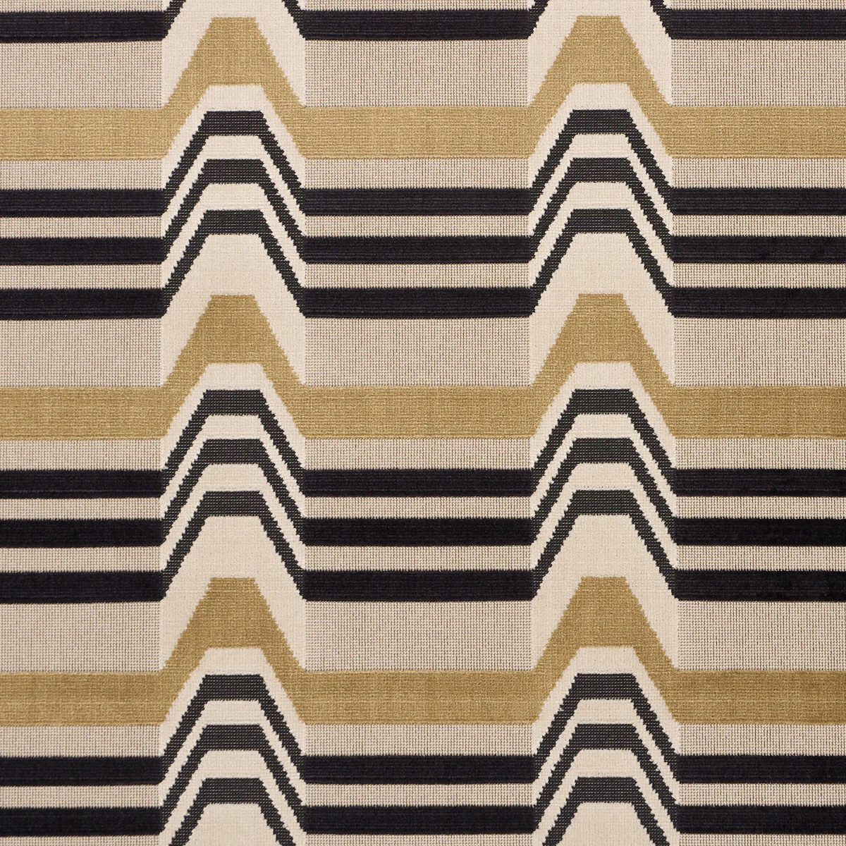 84812 | Aldo Velvet, Mocha & Noir - Schumacher Fabric