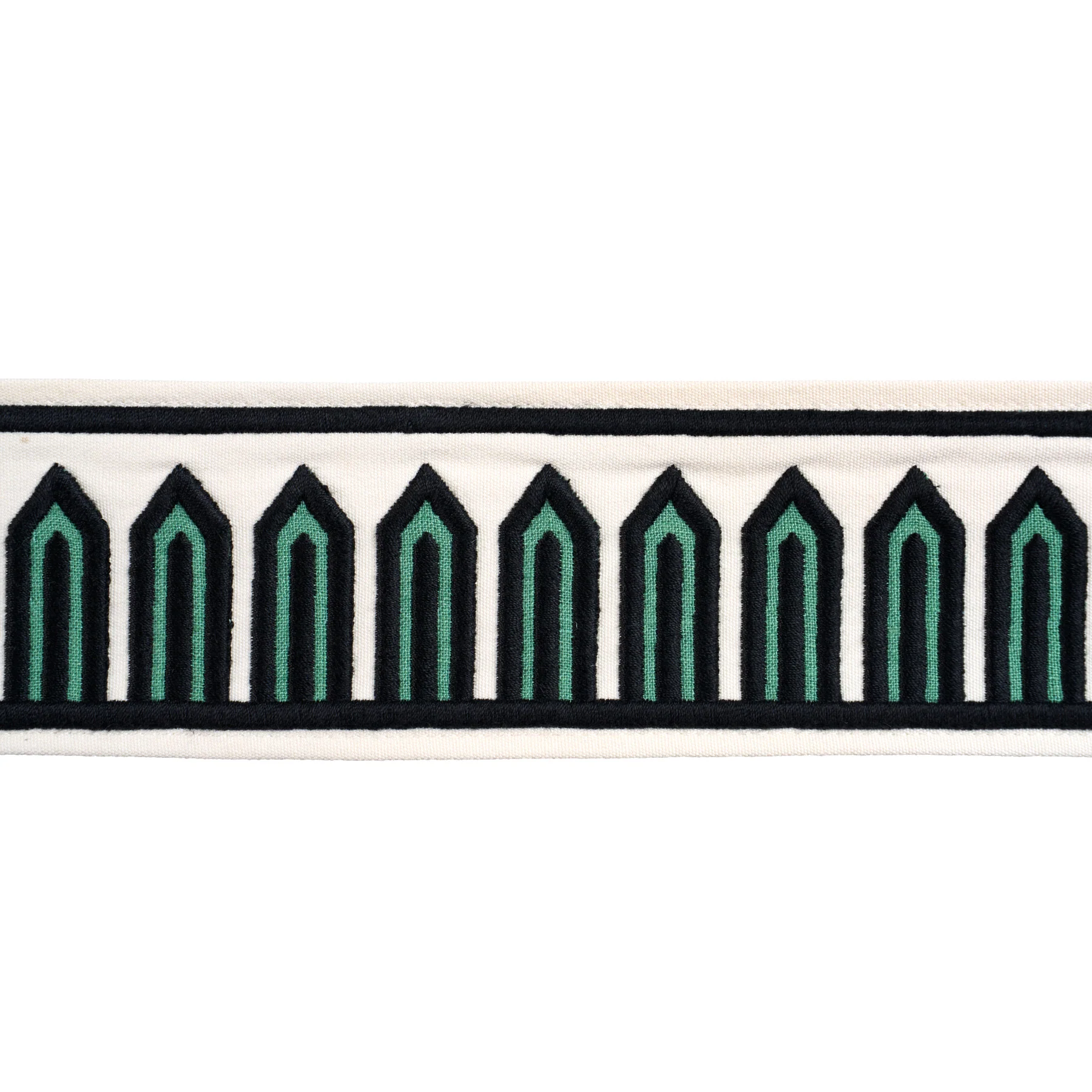 85381 | Bonaparte Tape, Green - Schumacher Trim