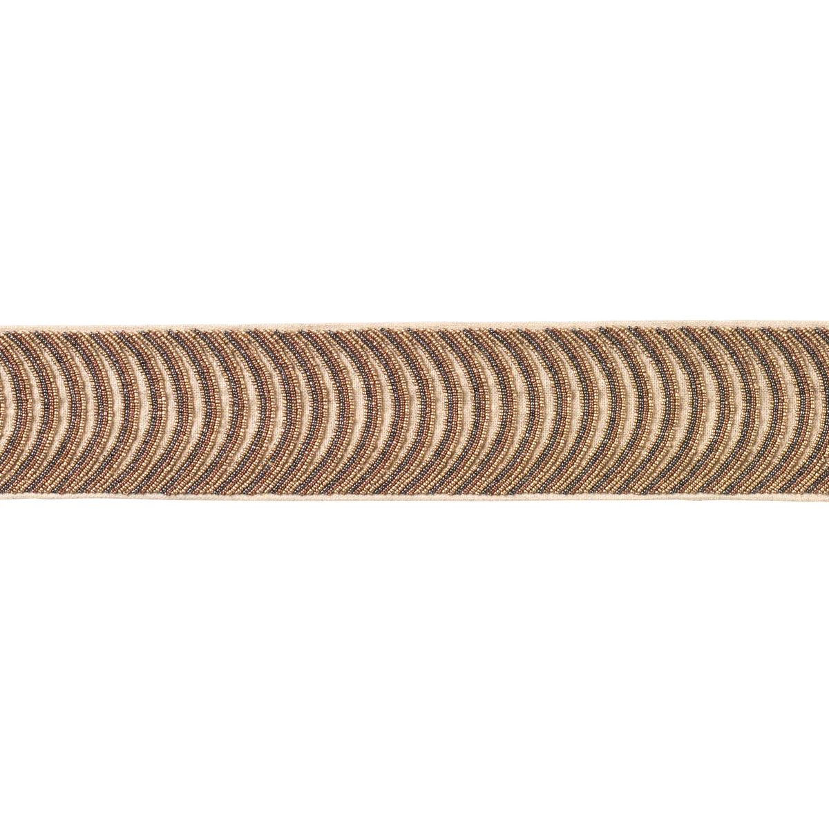 85571 | Ziegfeld Hand Beaded Tape, Ebony - Schumacher Trim - Image 2
