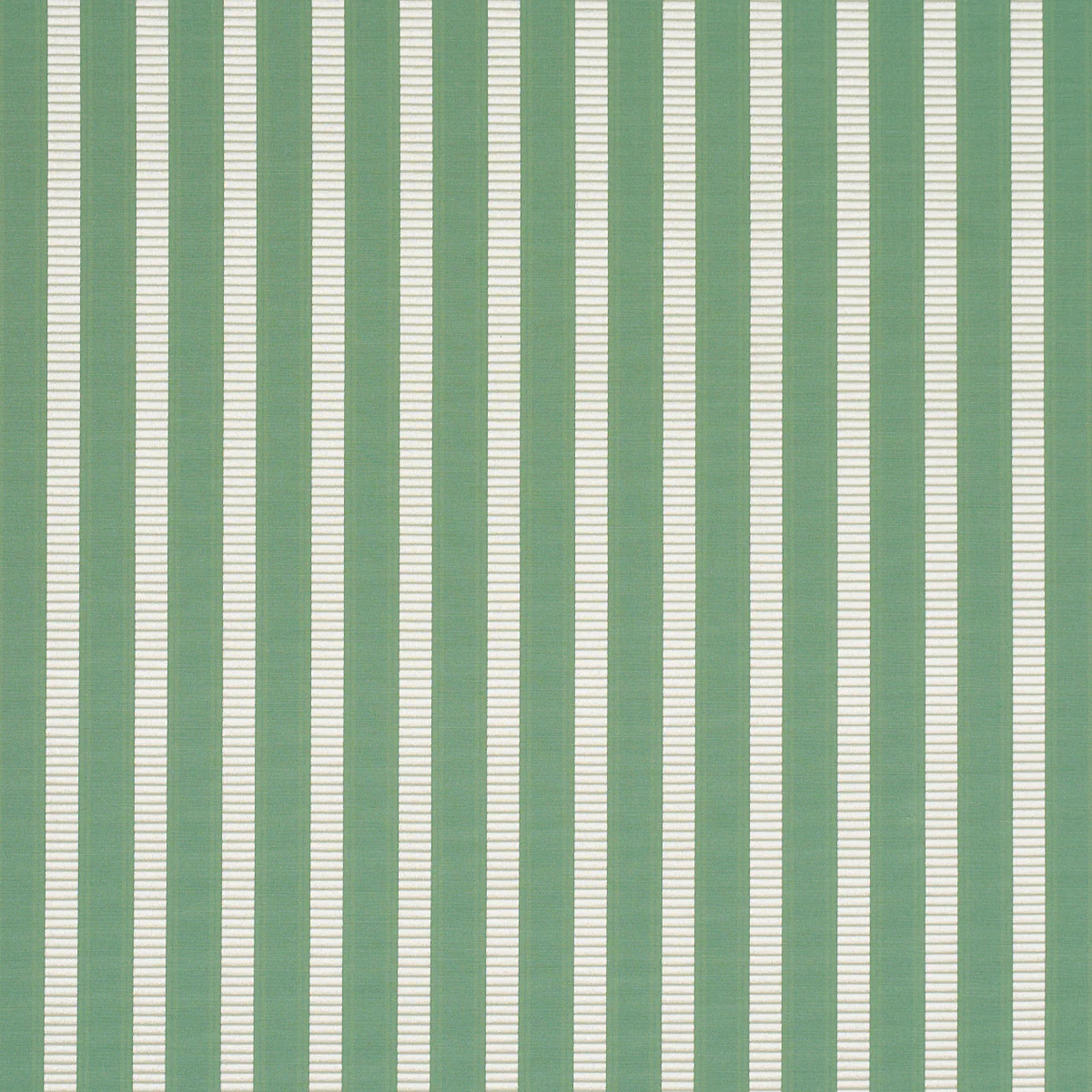85762 | Lincoln Small Stripe, Green - Schumacher Fabric - Image 3