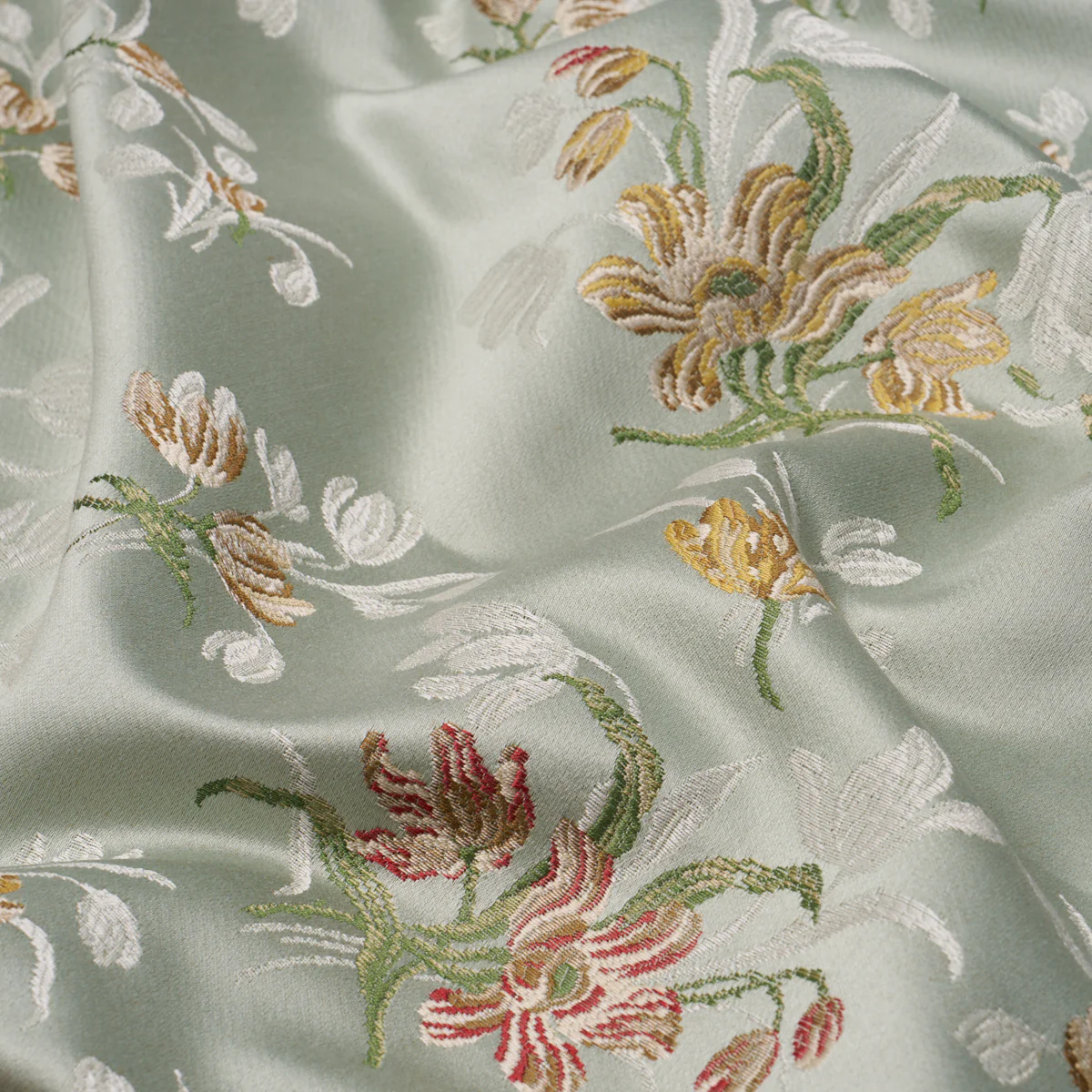 85821 | Spitalfields Bouquet, Robin'S Egg - Schumacher Fabric - Image 3