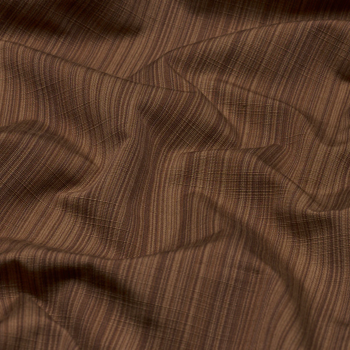 85933 | Gracie Solid Strie, Brown - Schumacher Fabric - Image 2