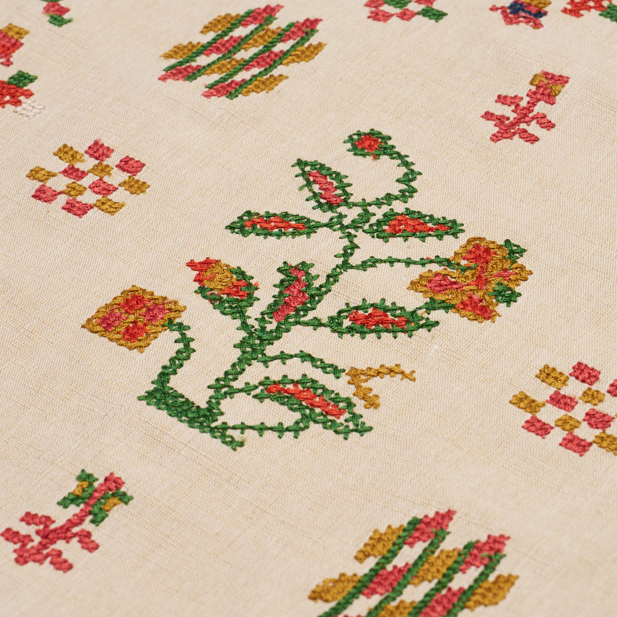 85980 | Fairview Cross Stitch Embroidery, Multi - Schumacher Fabric - Image 5