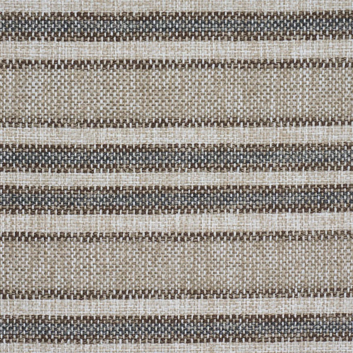 86030 | Even Keel Outdoor Stripe, Greige - Schumacher Fabric - Image 3