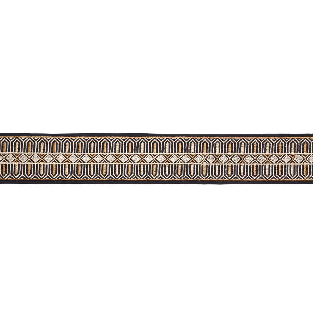 86141 | Elisabetta Tape, Caramel - Schumacher Trim - Image 2
