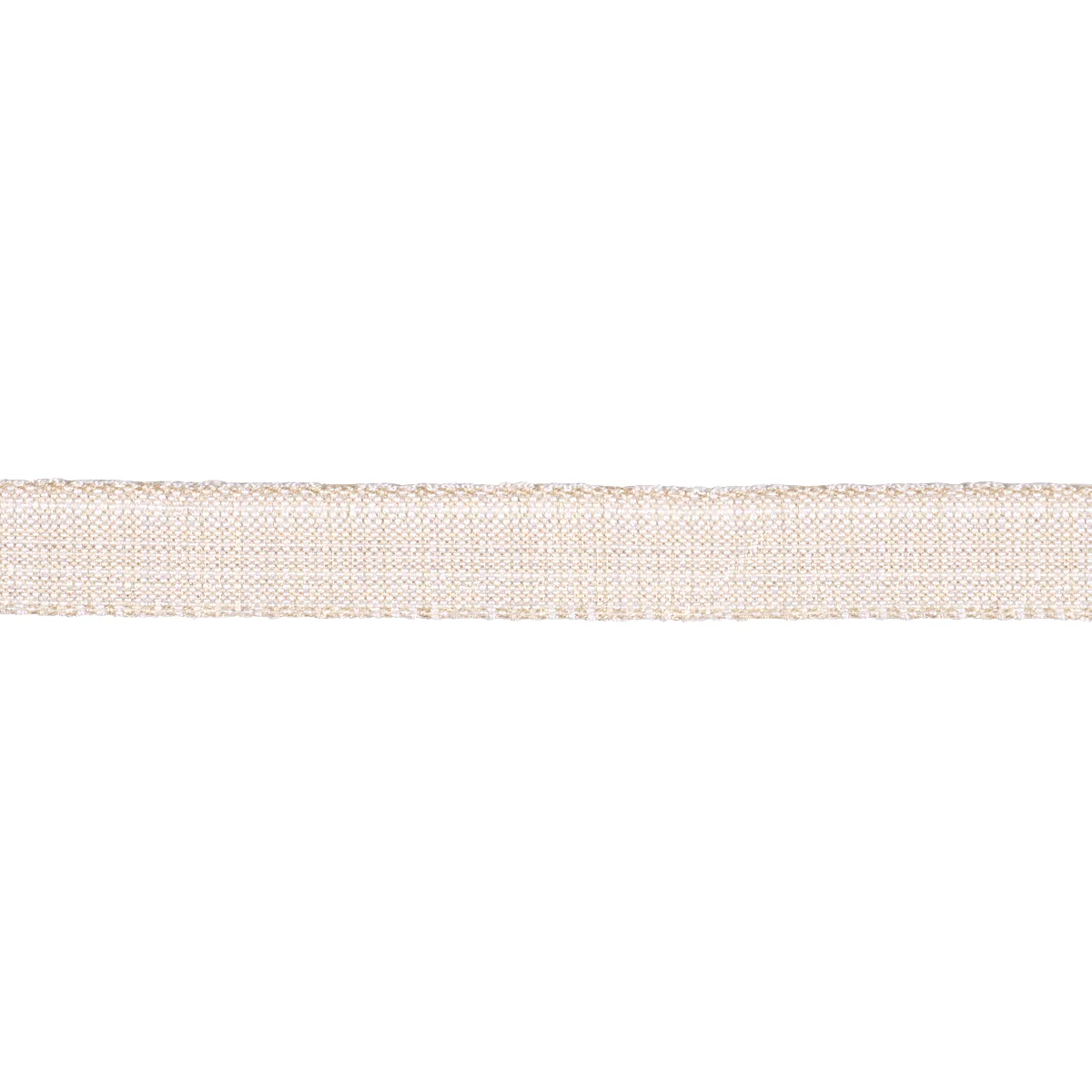 86203 | Tweed Tape Narrow, Ivory - Schumacher Trim