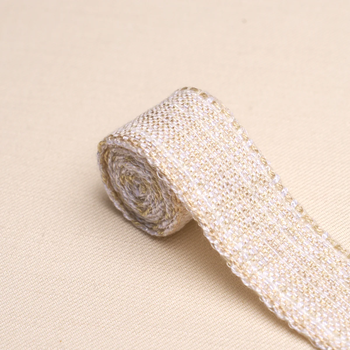86203 | Tweed Tape Narrow, Ivory - Schumacher Trim - Image 3