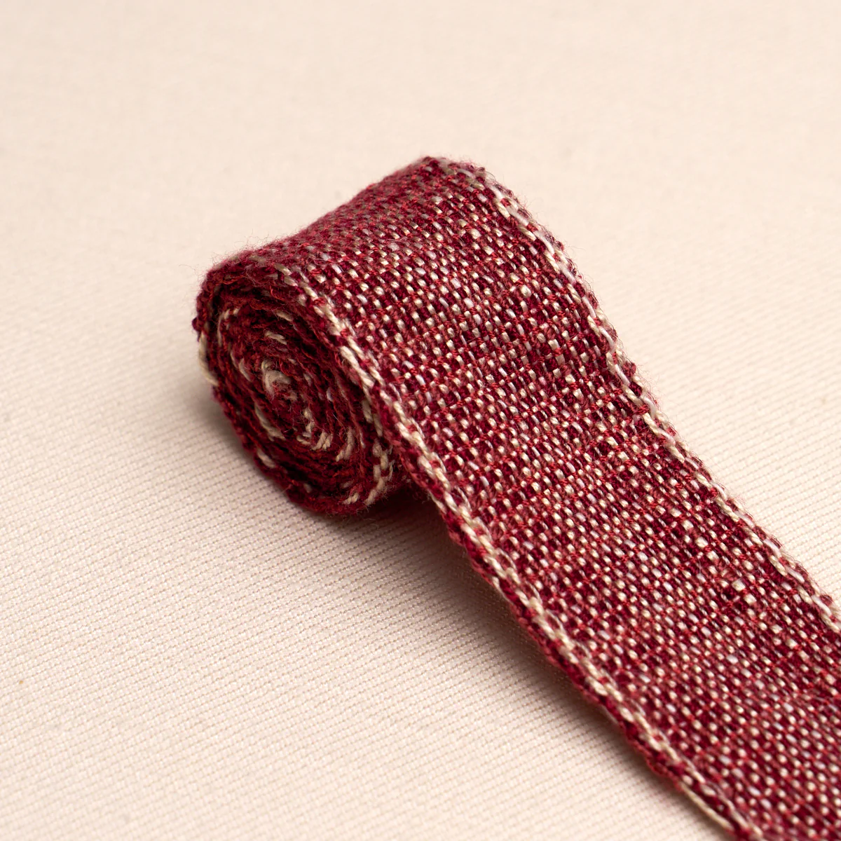 86205 | Tweed Tape Narrow, Red - Schumacher Trim - Image 3