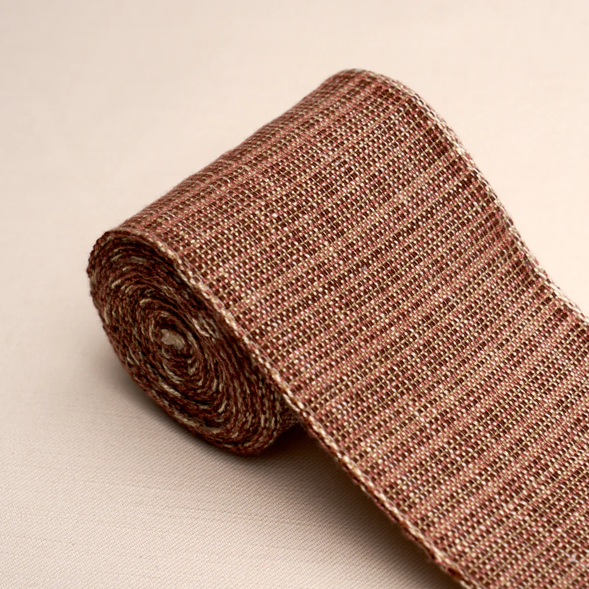 86214 | Tweed Tape Wide, Brown - Schumacher Trim - Image 3
