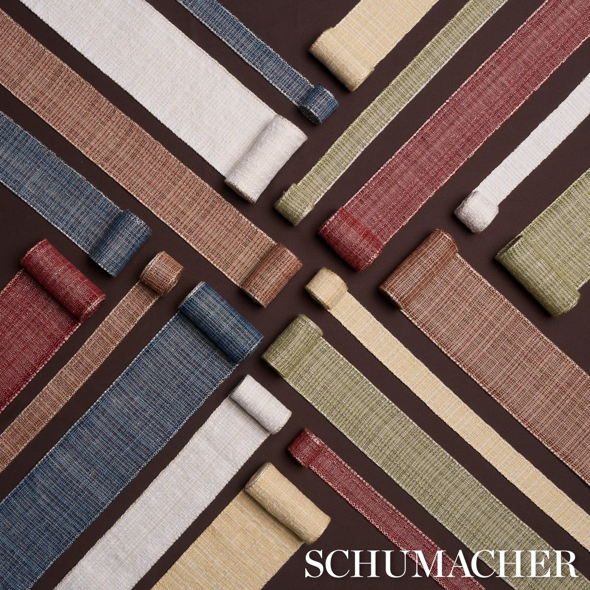 86215 | Tweed Tape Wide, Red - Schumacher Trim - Image 4