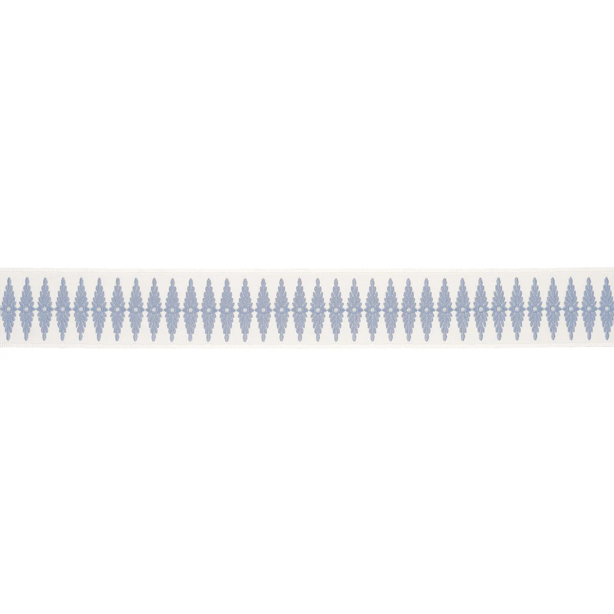 86320 | Genevieve Embroidered Tape, Sky - Schumacher Trim - Image 2