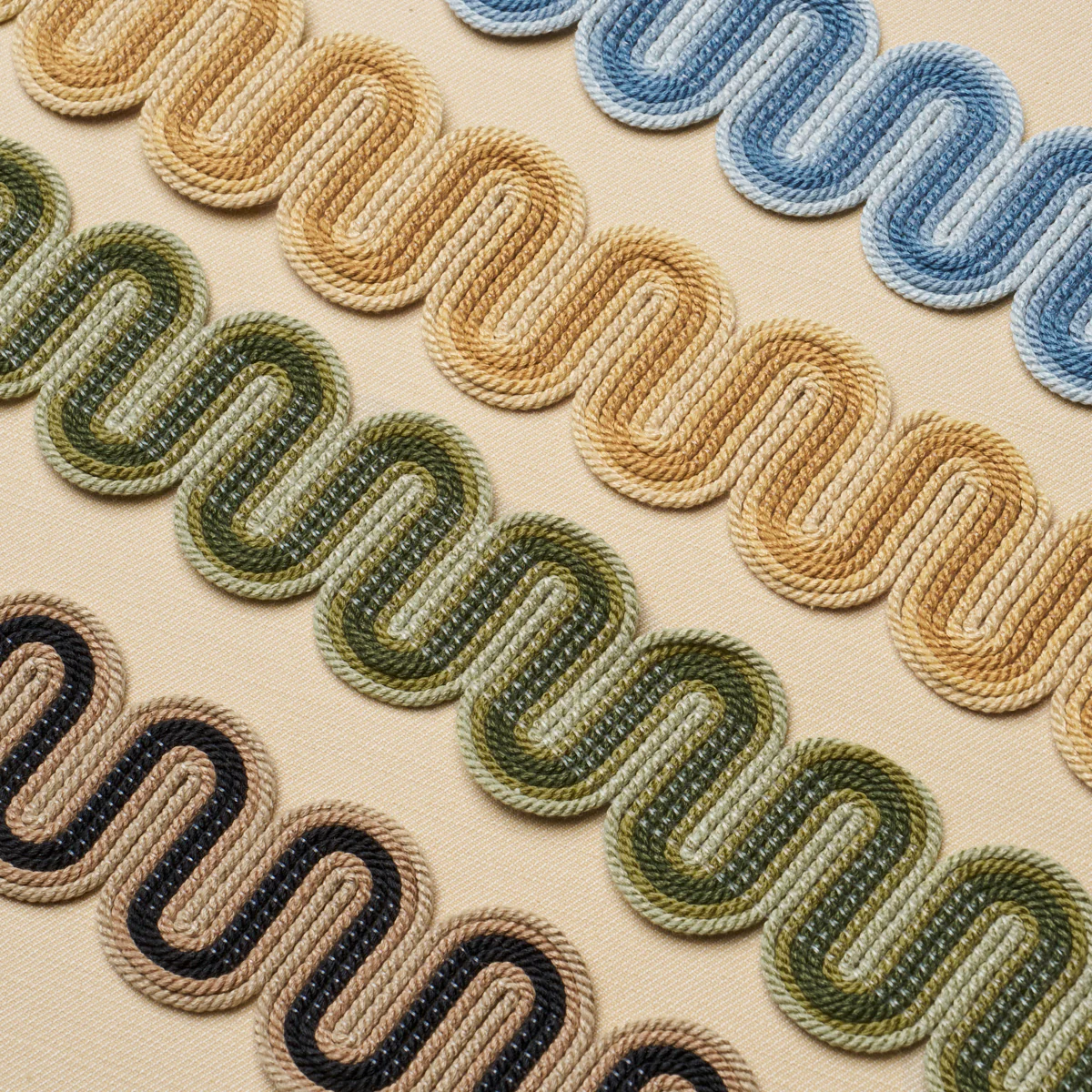 86363 | Winding River Tape, Green - Schumacher Trim - Image 3