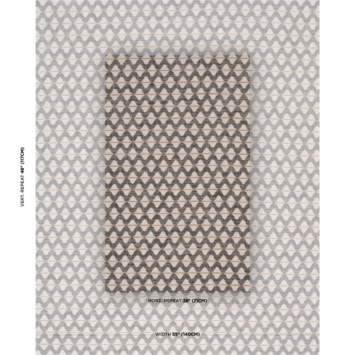 86402 | Dayana Performance, Graphite - Schumacher Fabric - Image 2