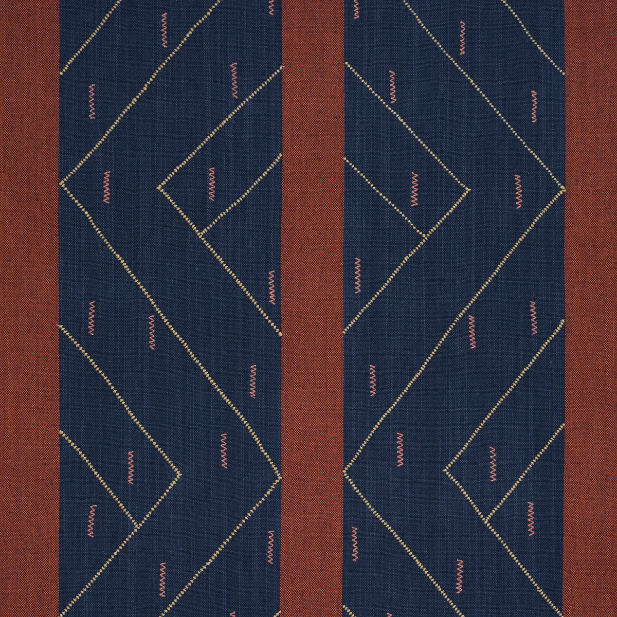 86702 | Kapanga Embroidery, Indigo - Schumacher Fabric - Image 3