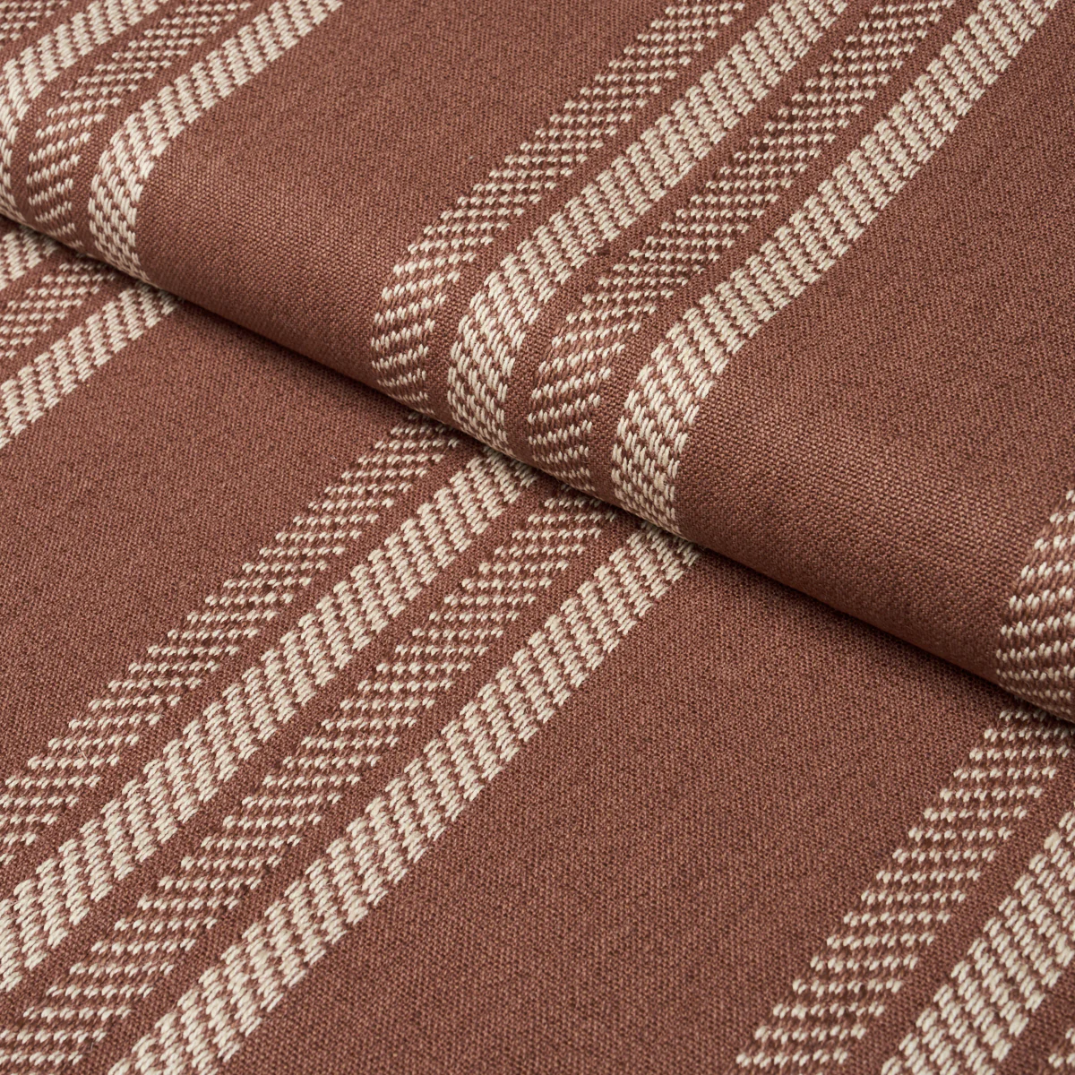 86741 | Nor Stripe, Terracotta - Schumacher Fabric - Image 5