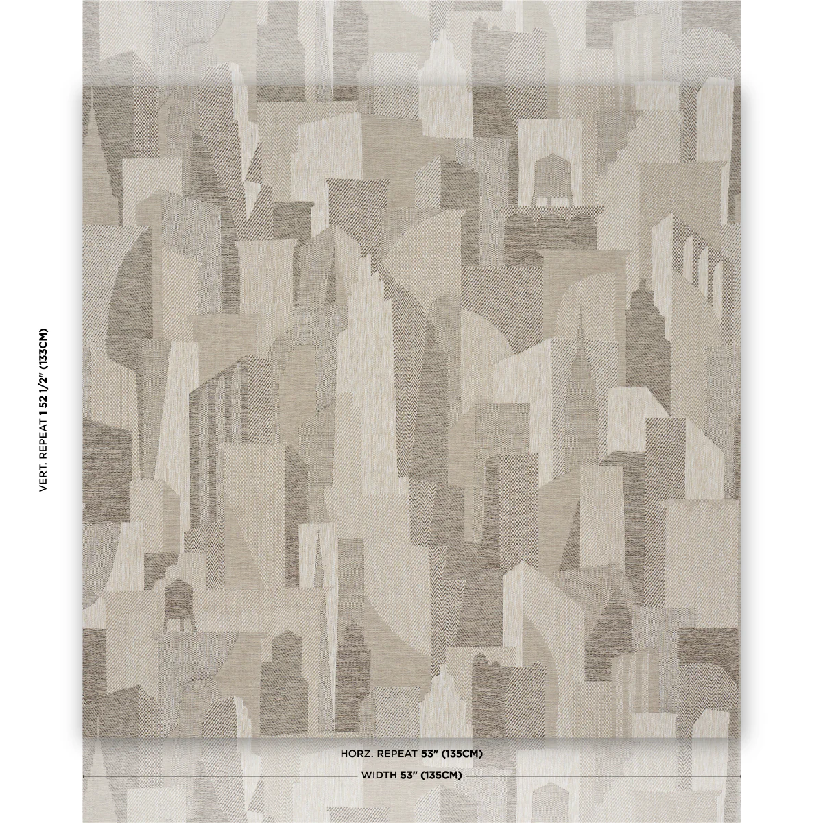 86830 | The City'S Silent Lines Indoor/Out, Stone - Schumacher Fabric - Image 2