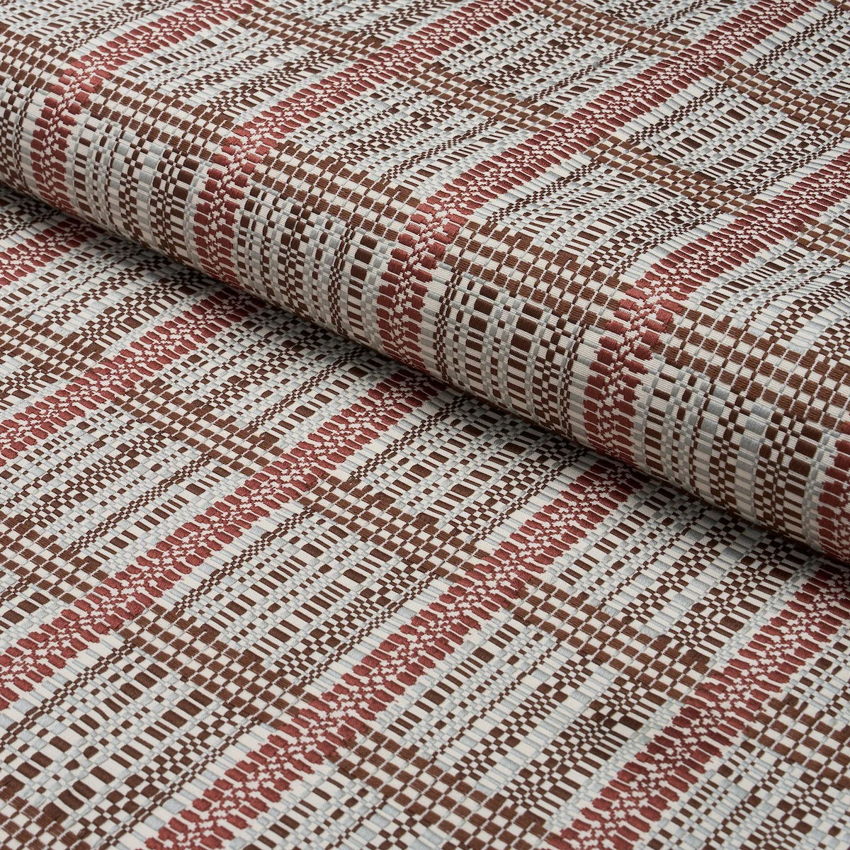 86851 | Skyline Plaid, Merlot - Schumacher Fabric - Image 4