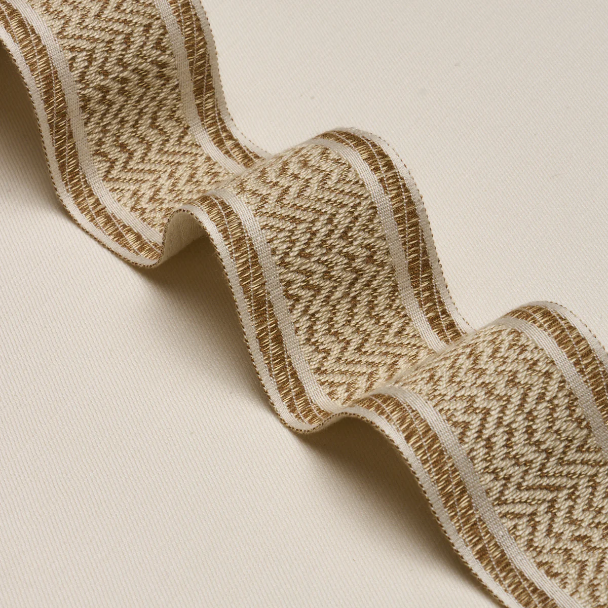 86950 | Nightfall Skyline Tape, Antique Gold - Schumacher Trim - Image 3