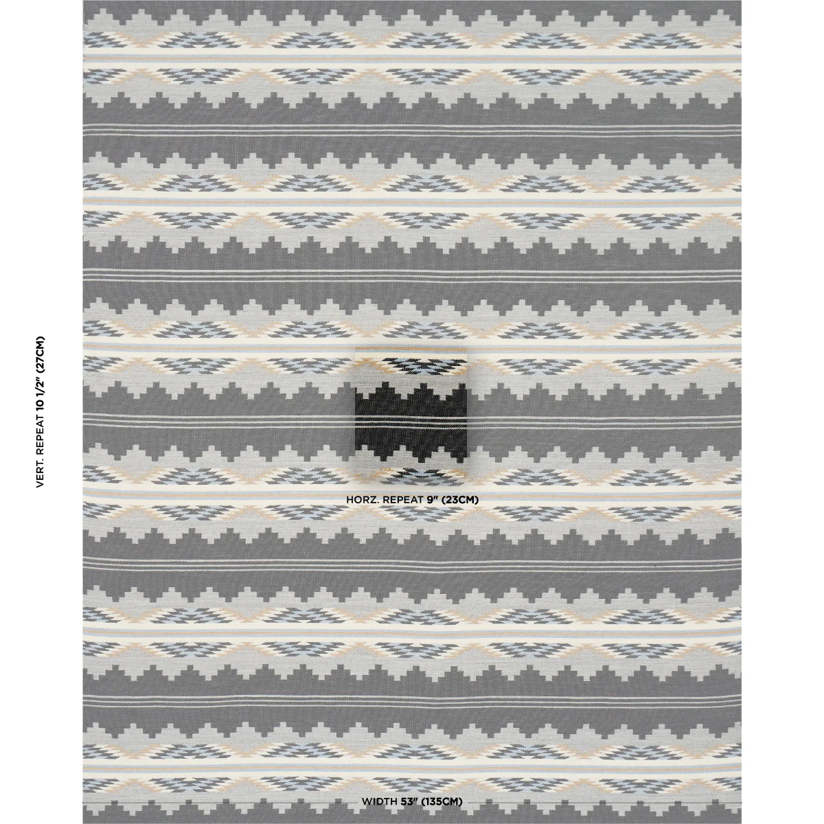 87020 | Monsoon, Navy - Schumacher Fabric - Image 2