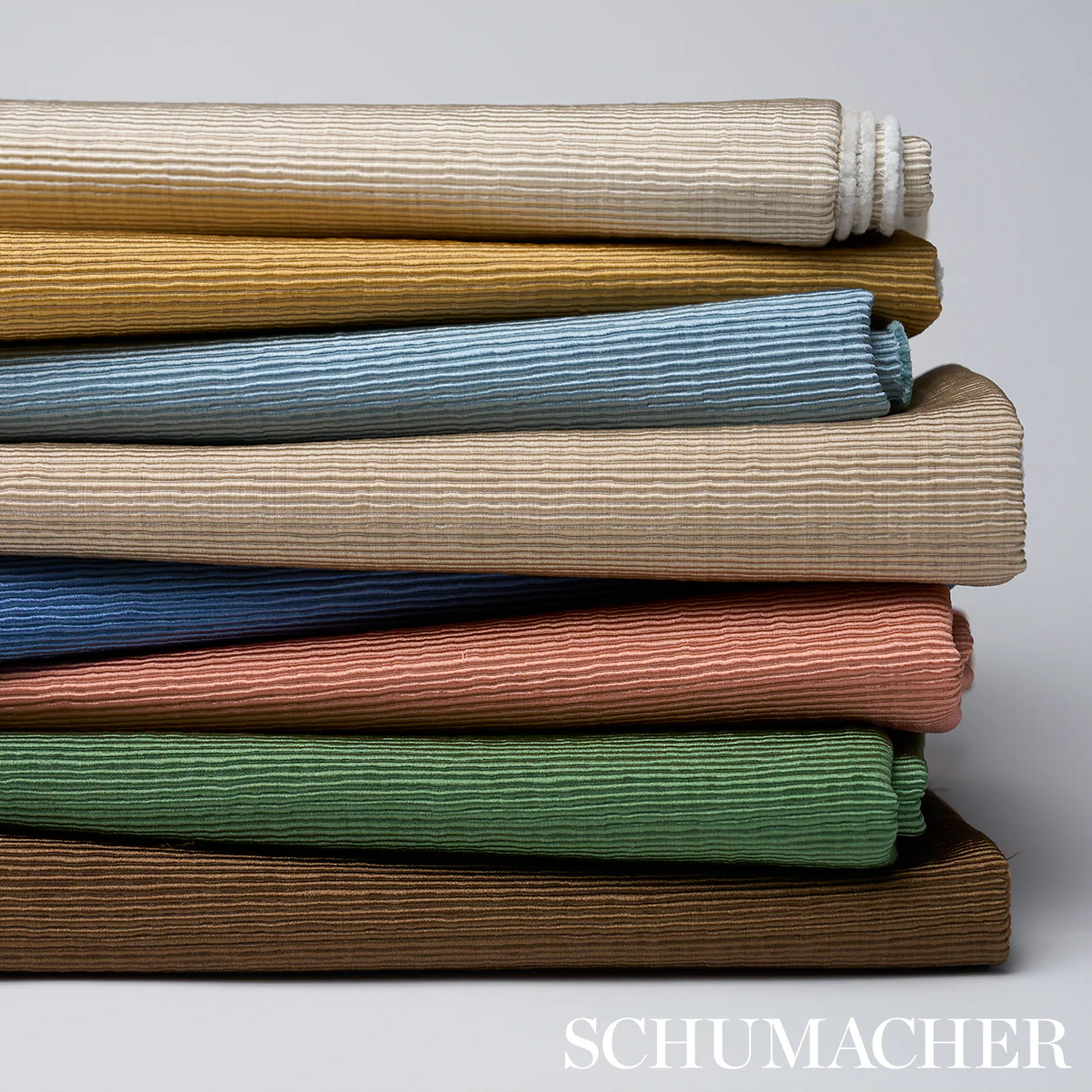 87075 | Eisenhower Faille, Cobalt - Schumacher Fabric - Image 3