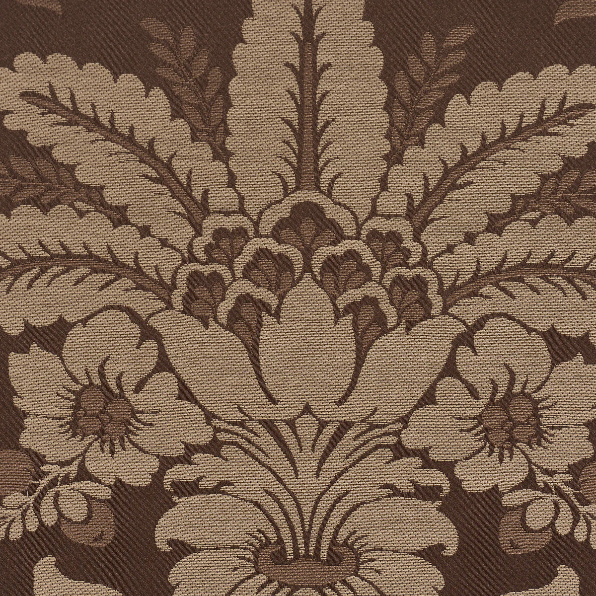 87095 | Kennedy Damask, Brown - Schumacher Fabric - Image 4