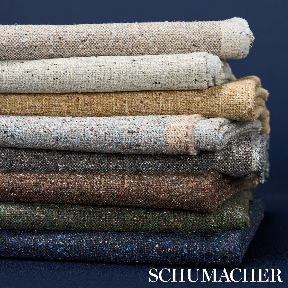 87313 | Clarke Donegal Wool Blend, Dark Brown - Schumacher Fabric - Image 4