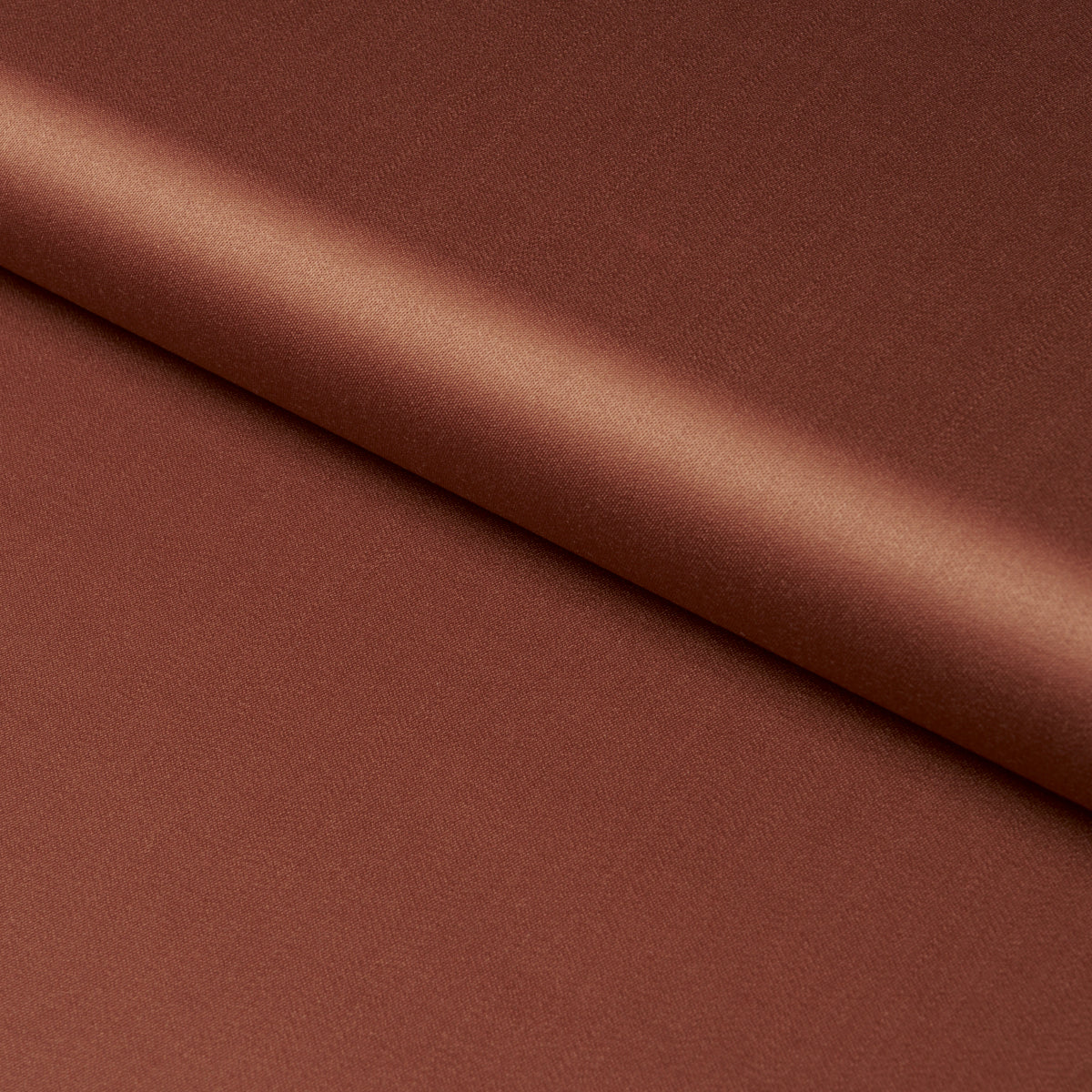 87323 | Donovan Merino Wool Sateen, Rust - Schumacher Fabric