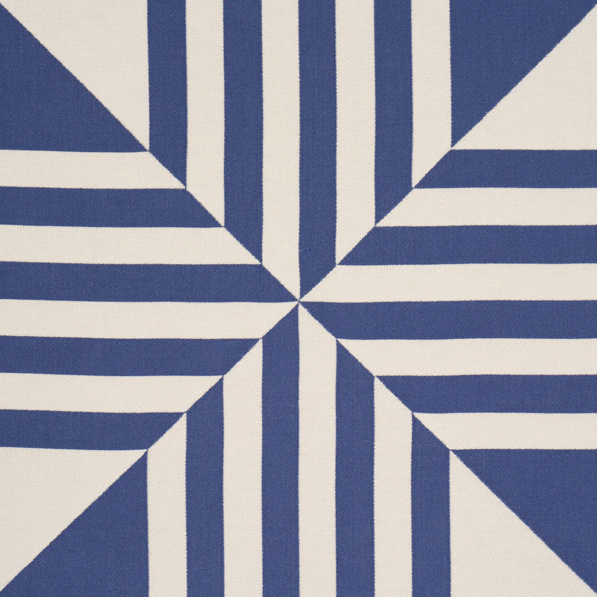87590 | Square In A Square, Navy - Schumacher Fabric - Image 4