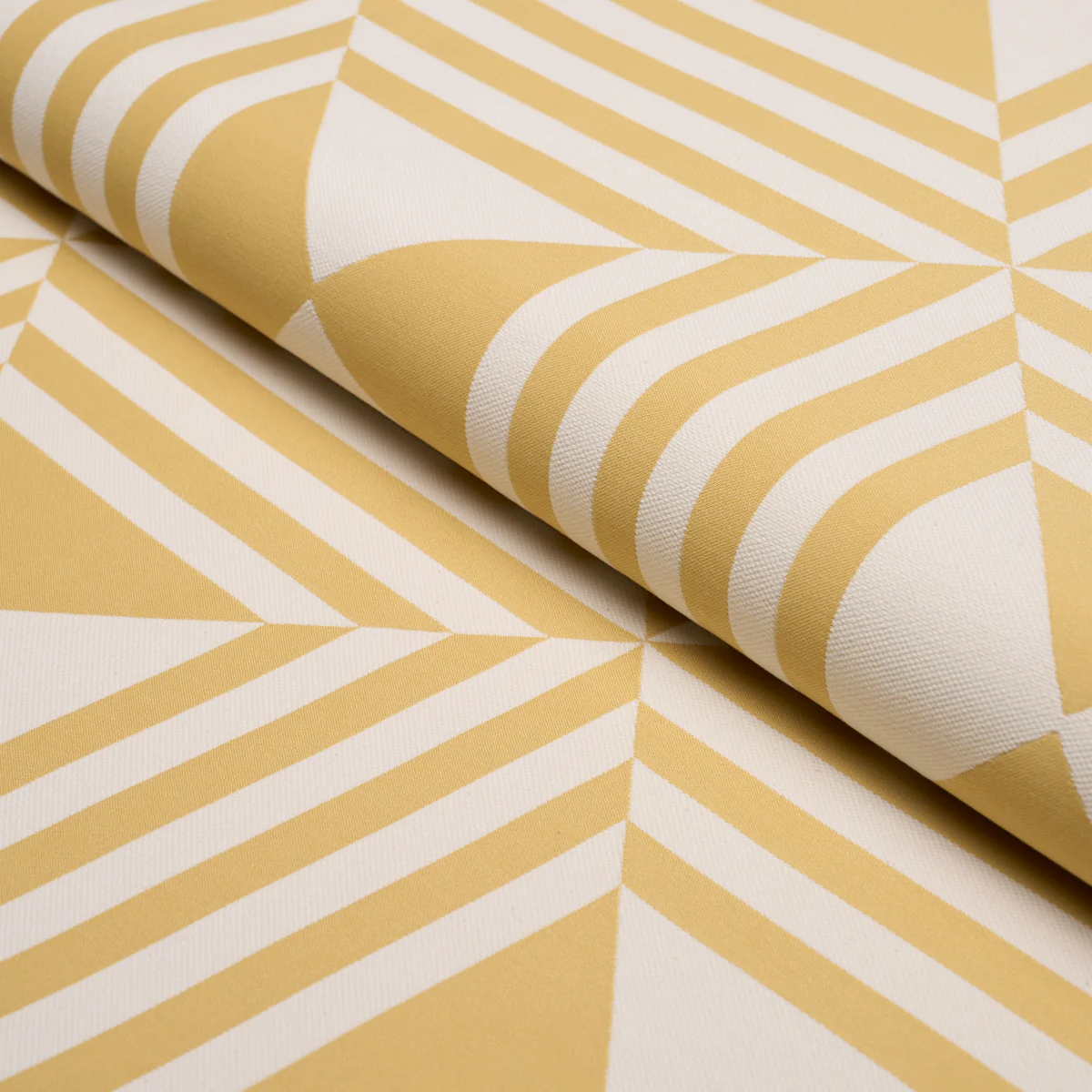 87592 | Square In A Square, Yellow - Schumacher Fabric - Image 5