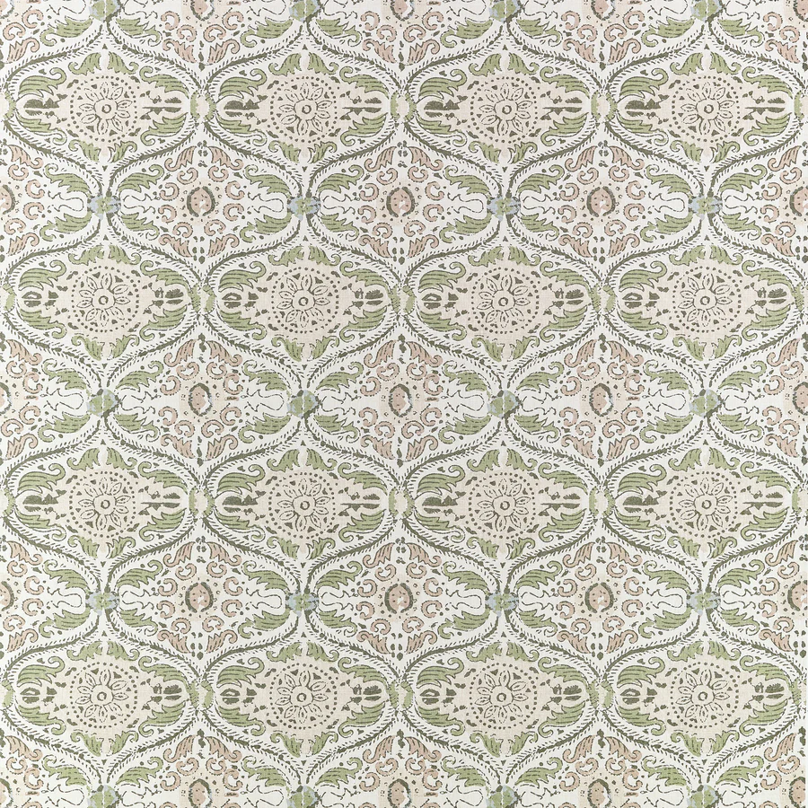 Af10755 | Cecilia, Green And Beige - Anna French Fabric