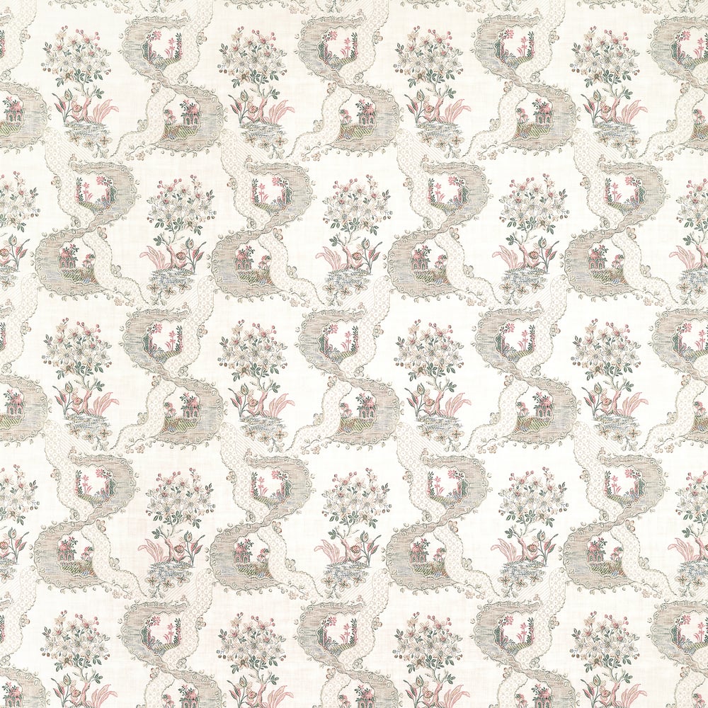 AF16158 | Belvedere Fabric Book, Antoinette, Beige - Anna French Fabric