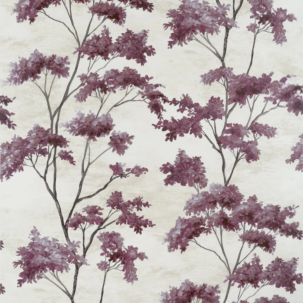 AF16167 | Belvedere Fabric Book, Dalton, Eggplant - Anna French Fabric
